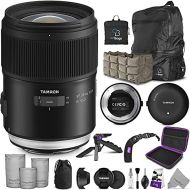 Tamron SP 35mm f/1.4 Di USD Lens for Nikon F + Tamron Tap-in Console with Altura Photo Essential Accessory and Travel Bundle