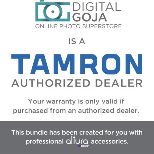 탐론 Tamron SP 35mm f/1.4 Di USD Lens for Nikon F + Tamron Tap-in Console with Altura Photo Essential Accessory and Travel Bundle
