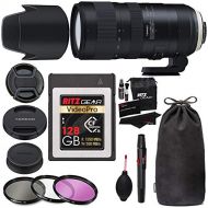 Tamron SP 70-200mm F/2.8 Di VC G2 for Nikon FX Digital SLR Camera (6 Year Tamron Limited Warranty), CFexpress 128GB Type B Card, 3-Piece Filter Kit, Cleaning Kit Accessory Bundle