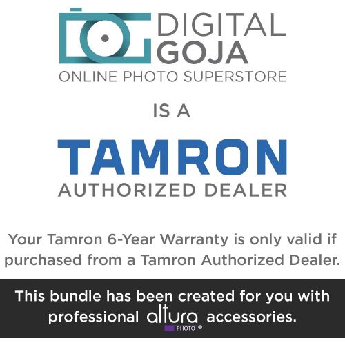 탐론 Tamron SP 150-600mm F/5-6.3 Di VC USD G2 Lens for Canon DSLR Cameras + Tap-in Console with Altura Photo Complete Accessory and Travel Bundle