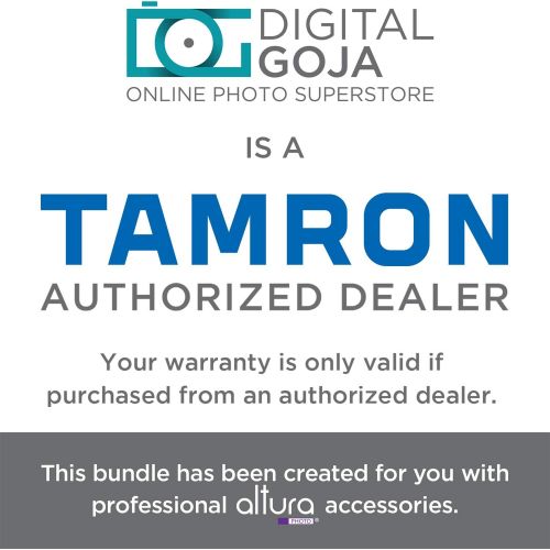 탐론 Tamron 18-400mm f/3.5-6.3 Di II VC HLD Lens for Nikon F with Altura Photo Essential Accessory and Travel Bundle