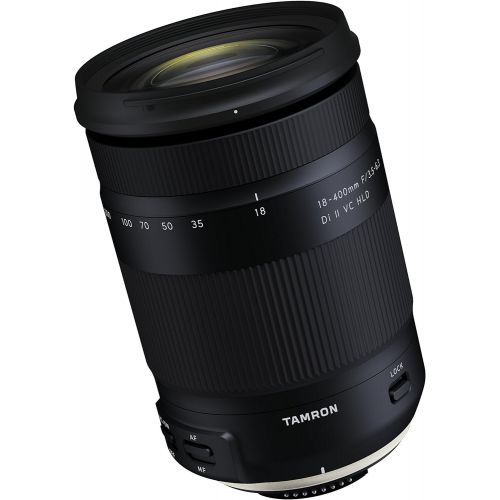 탐론 Tamron 18-400mm F/3.5-6.3 DI-II VC HLD All-In-One Zoom For Nikon APS-C Digital SLR Cameras (6 Year Limited USA Warranty)