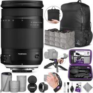Tamron 18-400mm f3.5-6.3 Di II VC HLD Lens for Canon EF wAdvanced Photo and Travel Bundle (Tamron 6 Year Limited USA Warranty)