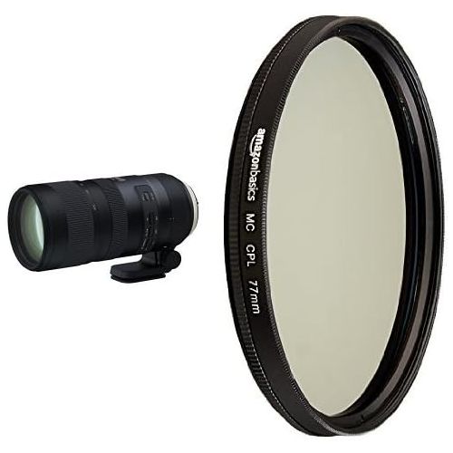 탐론 Tamron SP 70-200mm Canon EF Digital SLR Camera with Circular Polarizer Lens - 77 mm