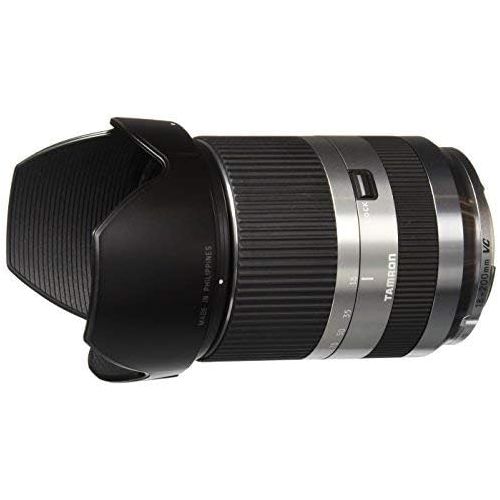 탐론 Tamron AFB011EMS700 18-200mm Di III VC IS Zoom Lens for Canon EOS-M, Silver