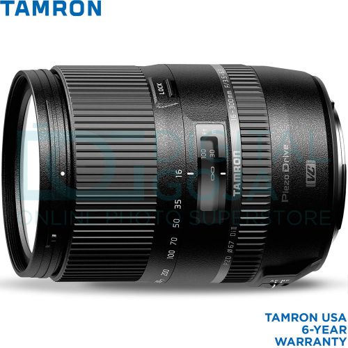 탐론 Tamron 16-300mm f3.5-6.3 Di II VC PZD Macro Lens for Nikon DSLR Cameras wAdvanced Photo and Travel Bundle (Tamron 6 Year Limited USA Warranty)