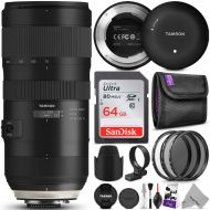 Tamron SP 70-200mm f/2.8 Di VC USD G2 Lens for Canon EF Cameras w/Tamron Tap-in Console and Essential Photo Bundle (Tamron 6 Year Limited USA Warranty)