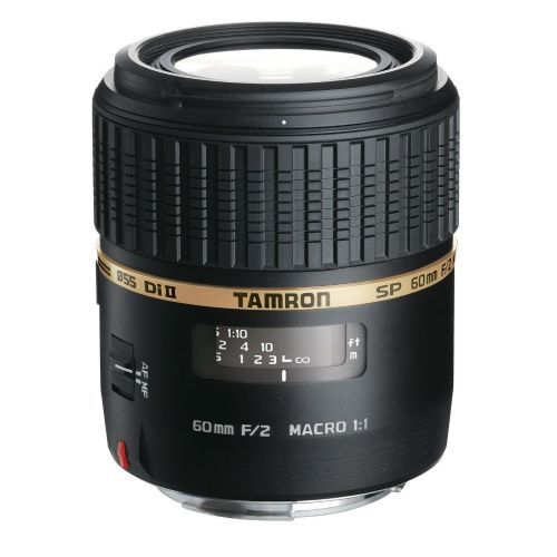 탐론 Tamron AF 60mm f2.0 SP DI II LD IF 1:1 Macro Lens for Nikon Digital SLR Cameras (Model G005NII) (International Model) No Warranty