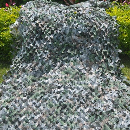  Tang'baobei Sunshade Sunscreen Net Army Camouflage Netting，Woodland Camo Net，Add a Reinforcement Net，Suitable for Shade Military Hunting Shooting Range Camping Outdoor Hide Covered Car Garden