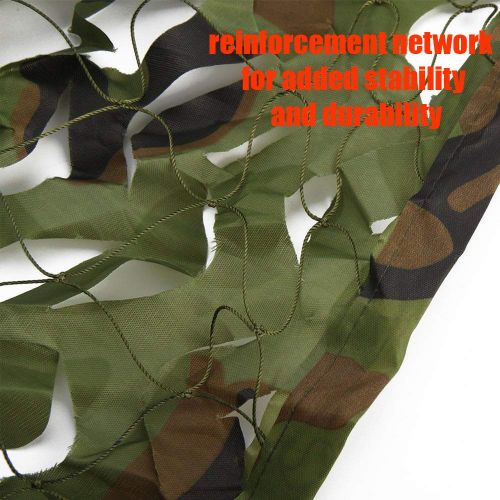  Tang'baobei Sunshade Sunscreen Net Camping Camo Net，Jungle Camouflage Netting，Increase the Reinforcement Net，Suitable for Army Shade Military Hunting Shooting Range Outdoor Hide Covered Car Ga