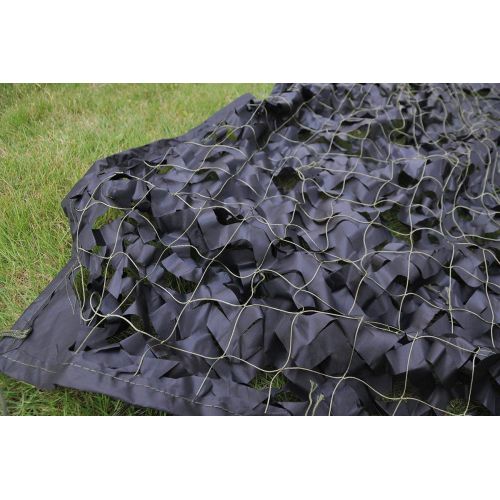  Tang'baobei Sunshade Sunscreen Net Shade Net Camouflage Camo Awnings Sun Sunscreen Mesh Insulation Netting Canopies Tent Fabric,Suitable for Military Hide Hunting,Black Color,Multiple Sizes Su