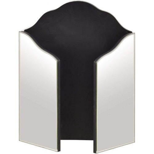  Tangkula Trifold Vanity Mirror, Tabletop Makeup Dressing Cosmetic Mirror with Beveled Edges