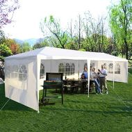 Tangkula 10x30 Outdoor Party BBQ Tent Outdoor Canopy White