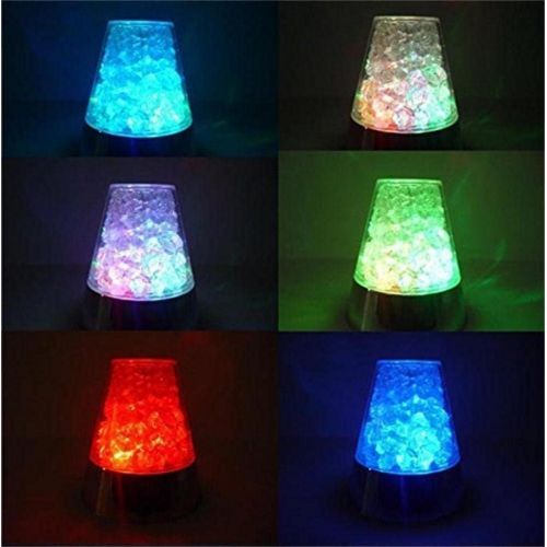  TankerStreet Fiber Optic Lamp mit Farbe-Changing Crystals LED Licht Glacier Nachtlicht fuer Geburtstag Weihnachten Halloween Valentinstag Hochzeit Dinner Party Schlafzimmer Tabelle