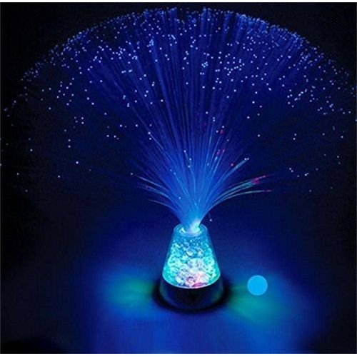  TankerStreet Fiber Optic Lamp mit Farbe-Changing Crystals LED Licht Glacier Nachtlicht fuer Geburtstag Weihnachten Halloween Valentinstag Hochzeit Dinner Party Schlafzimmer Tabelle