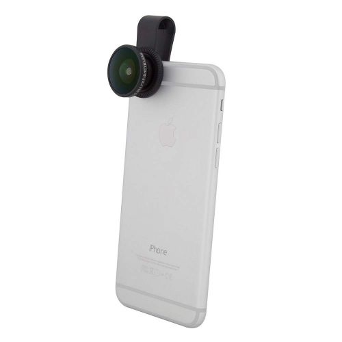  Tanla Universal Full Frame Fisheye LensFX Fisheye Lens for Samsung Galaxy S9, S9+, Note 9, iPhone, iPad, Huawei P20 Pro and Most of The Smartphones