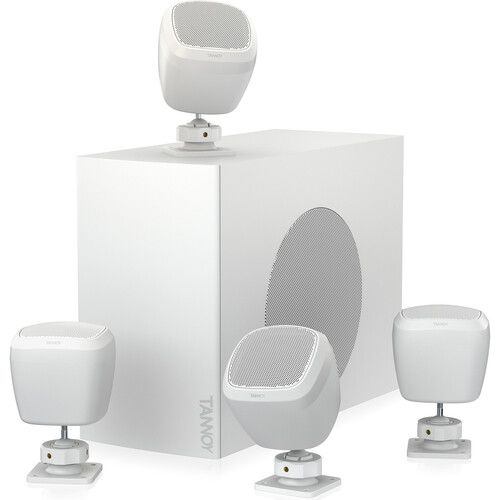  Tannoy Packaged Satellite-Subwoofer Loudspeaker System For Commercial Applications (White)