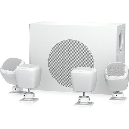  Tannoy Packaged Satellite-Subwoofer Loudspeaker System For Commercial Applications (White)