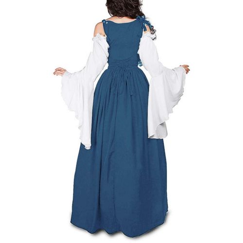  Tantisy ♣♣ Womens Renaissance Vintage Party Club Elegante Dress ◈ Girl Bandage Corset Princess Sleeve Cosplay Dress