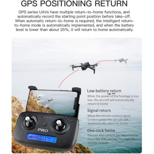  Tantrum Tow Ropes Professional FPV Drone RC Drone with Camera 3-Axis Gimbal 4K Camera Wifi GPS Following RC Drone Foldable Quadcopter GPS/Optical Flow Positioning Hover RC Drone Quadcopter