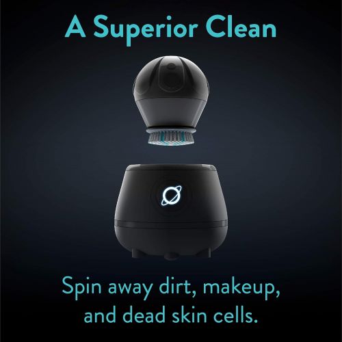  Tao Clean TAO Clean Aura Clean Orbital Facial Cleansing Brush & Cleaning Station, Deep Space Black