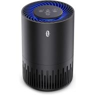 HEPA Air Purifier for Home, Allergens Smoke Pollen Pets Hair, Desktop Air Cleaner with True HEPA Filter, Sleep Mode, Night Light, Odors Dust, Bedroom Office