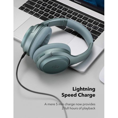  [아마존 핫딜]  [아마존핫딜]TaoTronics Active Noise Cancelling Headphones [2019 Upgrade] Bluetooth Headphones Soundsurge 60 Over Ear Headphones Sound Deep Bass, Quick Charge, 30 Hours Playtime for Travel Work