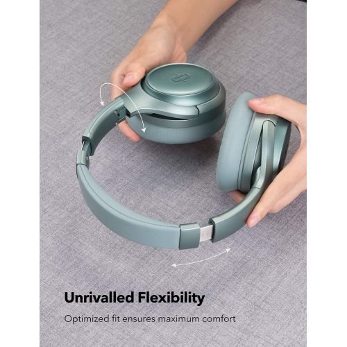  [아마존 핫딜]  [아마존핫딜]TaoTronics Active Noise Cancelling Headphones [2019 Upgrade] Bluetooth Headphones Soundsurge 60 Over Ear Headphones Sound Deep Bass, Quick Charge, 30 Hours Playtime for Travel Work