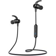 [아마존 핫딜] [아마존핫딜]Bluetooth Headphones TaoTronics Wireless Earbuds Sport Earphones 20 Hours 5.0 Magnetic Lightweight & Fast Pairing (Noise Cancelling Mic, Snug Silicon Earbuds, Magnetic Design)