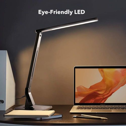  [아마존 핫딜] [아마존핫딜]TaoTronics LED Desk Lamp with USB Charging Port, 4 Lighting Modes with 5 Brightness Levels, 1h Timer, Touch Control, Memory Function,14W, Official Member of Philips EnabLED Licensi