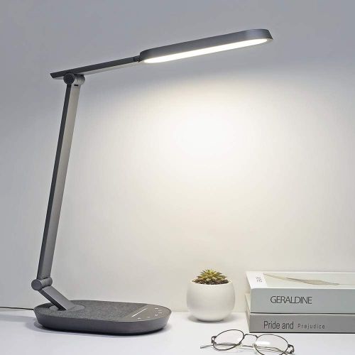  [아마존핫딜][아마존 핫딜] TaoTronics LED Desk Lamp, Eye-caring Table Lamps, Dimmable Office Lamp with 5V/2A USB Port, 5 Color Modes, Adjustable Brightness, Touch Control, Timer, Night Light