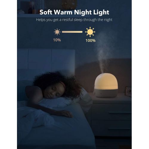  [아마존핫딜][아마존 핫딜] TaoTronics Humidifiers for Bedroom, 2.5L Ultrasonic Cool Mist Humidifier Essential Oil Diffuser for Babies Baby Large Room Home Office with Night Light, BPA-Free and Waterless Auto