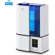 [아마존 핫딜] TaoTronics TT-AH019 Smart Bedroom, Work with Alexa and Google Home, Phone App & Voice Control Ultrasonic Cool Mist Humidifier, LED Display, Auto Shut-Off (4L/1.06gal, US 110V), 4.