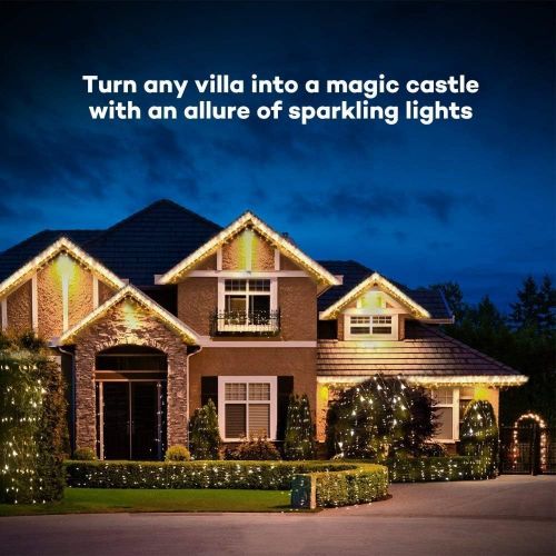  [아마존 핫딜] TaoTronics LED String Lights 66ft 200 LEDs Dimmable Festival Decorative Lights for Seasonal Holiday, Complete Waterproof,UL Listed(Copper Wire Lights,Warm White)-2 Pack