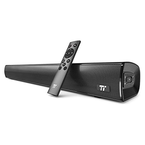  [아마존베스트]Soundbar, TaoTronics Sound Bars for TV Sound bar Wired & Wireless Bluetooth 4.2 Speakers (25-Inch, Included Optical Cable, Updated Version)