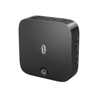 TaoTronics Bluetooth 5.0 Transmitter and Receiver, Digital Optical TOSLINK and 3.5mm Wireless Audio Adapter for TV/Home Stereo System - aptX Low Latency