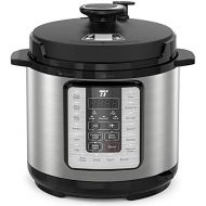 TaoTronics TT-EE006 Electric Pressure Cooker 6QT, 10-in-1 Multi-Use Programmable, Instant Stainless Steel Pot, for Slow Cooking, Rice, Steamer, Saute, Yogurt, Sterilizer, Food Warm