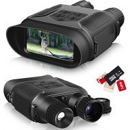 [아마존베스트]Taotuo Night Vision Goggles, Night Vision Binoculars with 1300ft Viewing Range, 32GB TF Card, 4” Large Screen, 3.5-7x 31mm Digital Zoom Infrared Night Vision for Hunting Surveillance,Take