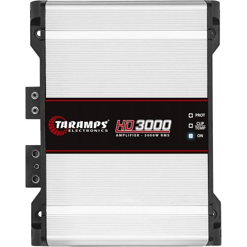  Taramps TARAMPS HD3000 2-Ohms Single Channel High Power Auto Amplifier wHigh and Bass Boost & Low Pass Filter.