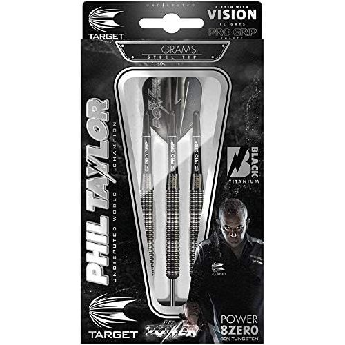  Target Darts Phil Taylor Power 8Zero Titanium Steel Tip Darts