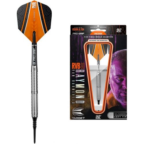  PerfectDarts Target Soft Tip Raymond Van Barneveld RVB 90% Tungsten Darts Set 18g