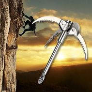 [아마존베스트]TargetEvo Stainless Steel Grappling Hook with 4 Folding Claws for Camping Hiking Survival Tree Rock Mountain Climbing