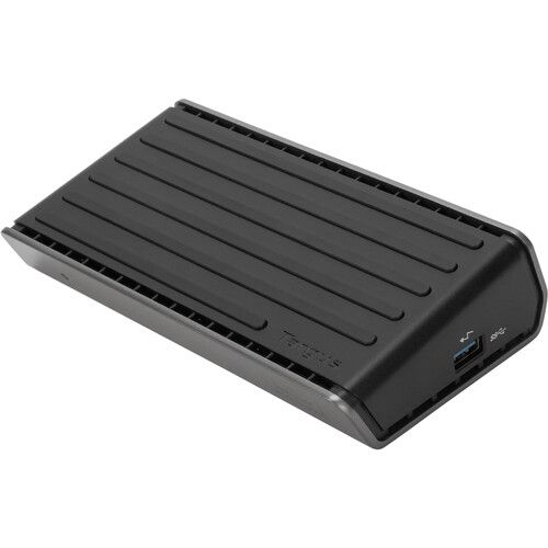 타거스 Targus Universal USB Type-C Docking Station with 60W of Power Delivery (Black and Gray)