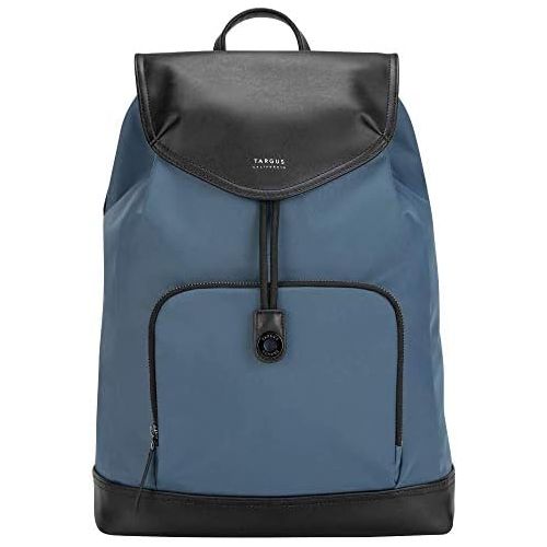 타거스 Targus Newport Drawstring Travel and Commute Backpack with Protective Storage fit up to 15-Inch Laptop, Blue (TSB96403GL)