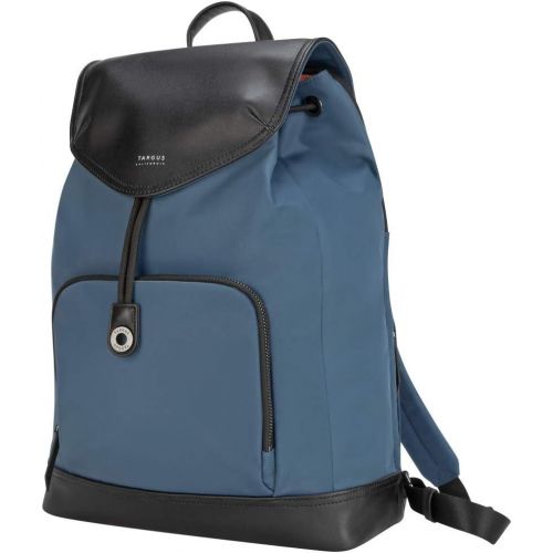 타거스 Targus Newport Drawstring Travel and Commute Backpack with Protective Storage fit up to 15-Inch Laptop, Blue (TSB96403GL)