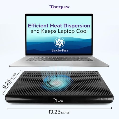 타거스 [아마존베스트]Targus Single Fan Laptop Cooling Chill Mat with USB Connection (AWE69US)