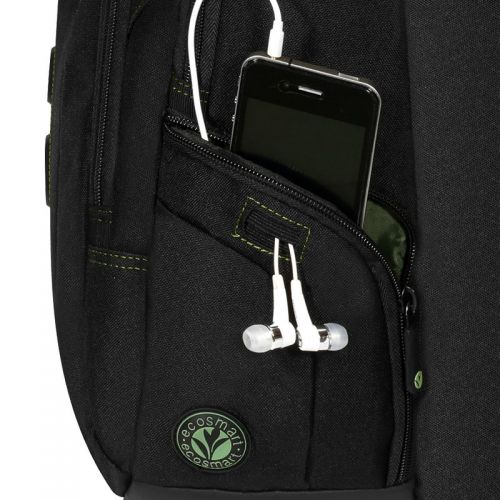 타거스 Targus Spruce EcoSmart Backpack for 15.6 Inch Laptops, Black (TBB013US)