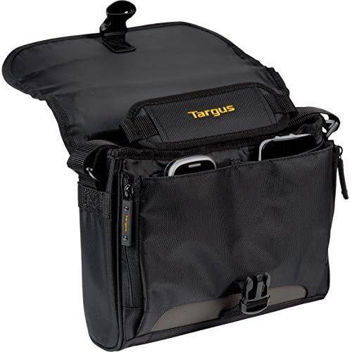 타거스 Targus CityGear Atlanta Messenger Case for 13.3 Inch Notebooks, Black with Grey (TCG213T)