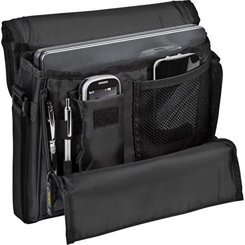 타거스 Targus CityGear Atlanta Messenger Case for 13.3 Inch Notebooks, Black with Grey (TCG213T)