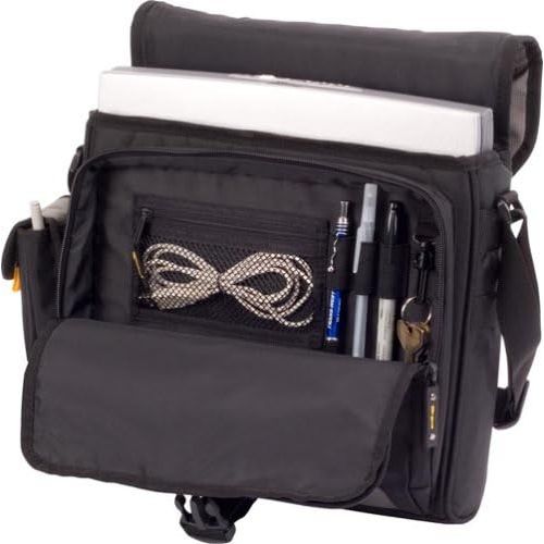 타거스 Targus CityGear Atlanta Messenger Case for 13.3 Inch Notebooks, Black with Grey (TCG213T)